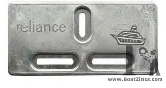 BBZ-10 Bayliner Three Slot Zinc Hull Anode