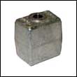 436745A Johnson/Evinrude Gearcase Aluminum Anode (393023A)