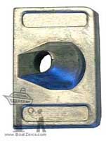 42121A Mercury 6-15 HP Outboard Trim Tab Zinc Anode