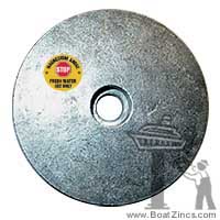 76214-4M Mercruiser Flat Trim Tab Magnesium Anode, No Threads