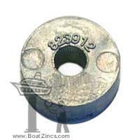 823912 Mercury 4-5 HP Outboard Trim Tab Zinc Anode