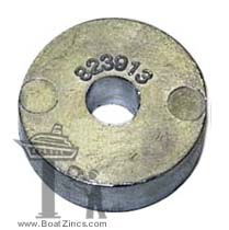 823913 Mercury 2.2-3.3 HP Outboard Trim Tab Zinc Anode