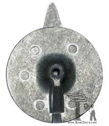 98432-5 Mercury 18-25 HP Outboard Trim Tab Zinc Anode