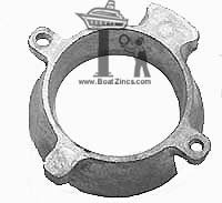 806105 Mercruiser Alpha One Bearing Carrier Zinc Anode  