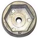 865182A Mercruiser Bravo III (2003+) Prop Nut Cone Aluminum Anode