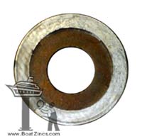 P-8 Perry Propeller Nut Zinc Anode - 1-3/4" shaft