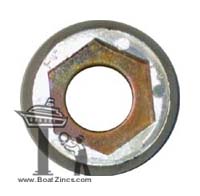 P-8 Perry Propeller Nut Zinc Anode - 1-3/4" shaft