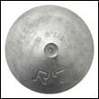 R-7S Streamlined Hull Zinc Anode - 6-7/8" Dia.