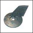 55125-94400 Suzuki 40-85 HP Outboard Trim Tab Zinc Anode