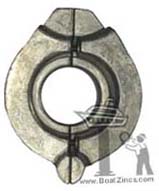 3888305 Volvo Penta 130/150 Saildrive Split Ring Zinc Anode (3586963, 358407)