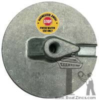 6E5-45371-01M Yamaha 90-200 HP Outboard Trim Tab Magnesium Anode