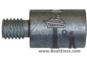 120650-13420 Yanmar Engine Zinc Anode - Zinc Only