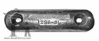 Z03BS Hull Zinc Anode (ZHC-11, ZD78B)