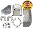 Alpha One Gen II Magnesium Anode Kit with Fin