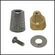 Beneteau 22/25mm Propeller Nut with Zinc Anode