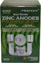 Bravo II & III Zinc Anode Kit
