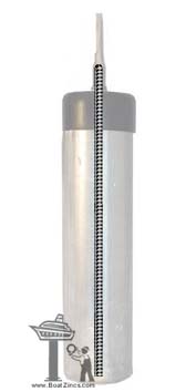 Hanging Aluminum Anode Internal View