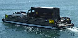 "UPS Ground" delivers On-Time II (Chappaquiddick Ferry)!