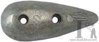 T-21A Large Teardrop Aluminum Anode