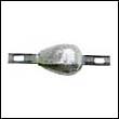 Teardrop Bolt-On Zinc Anode - 8" mounting 