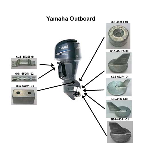 Yamaha Outboard Anodes