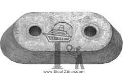 327606A Johnson/Evinrude Outboard Aluminum Anode