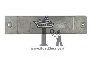 06411-ZW1-000 Honda 75-225 HP Outboard Large Bar Zinc Anode