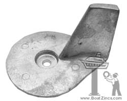 Zinc Anode Mercury Mariner Outboards 40hp 2-Stroke 3-Cyl Replaces 822157T2 