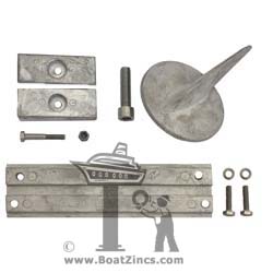 Mercury Outboard Aluminum Anode Kit with Fin 