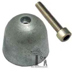 SM201180A Side-Power (Sleipner) Aluminum Anode with mounting screw
