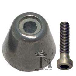 SM61180 Side-Power (Sleipner) Zinc Anode with mounting screw