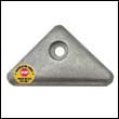 872793M Volvo Penta SX and DPX Outdrive Triangle Magnesium Anode 
(3861583M) 