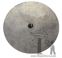 6E5-45371-10 Yamaha Outboard Flat Trim Tab Zinc Anode