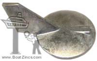 6J9-45371-01 Yamaha 150-200 HP Outboard Trim Tab Zinc Anode