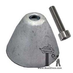 Zinc Anode for Quick BTQ/BTR Thrusters with 250mm Tunnel (MMANBTQ250)